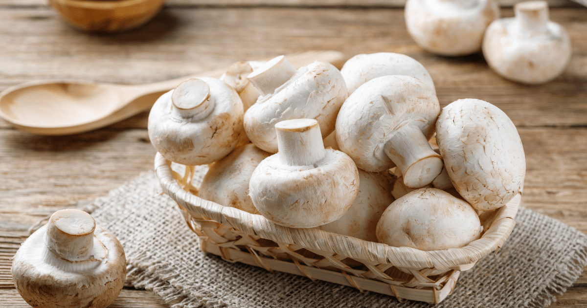 button mushrooms