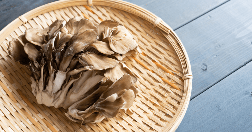 maitake mushrooms on a plate