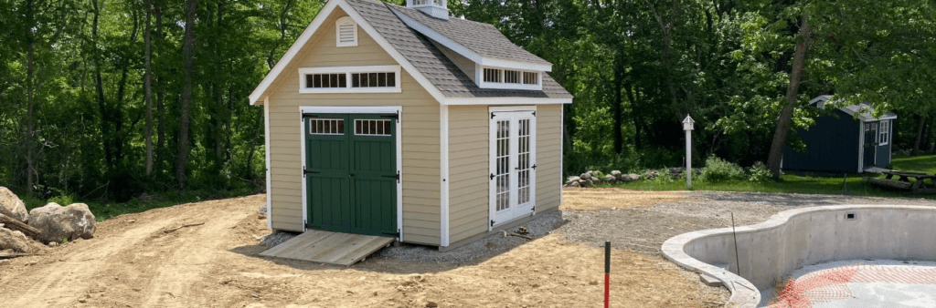 shed for commercial mushroom growing